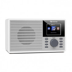 Auna IR-160, radio internet, Wi-Fi, USB, AUX, UPnP, telecomanda, TFT de 2.8&amp;amp;quot;, alb foto