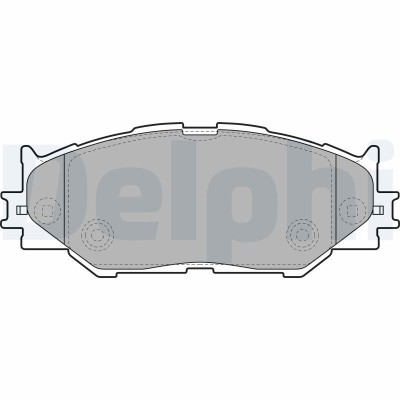 DELPHI LP1977 set placute frana,frana disc foto