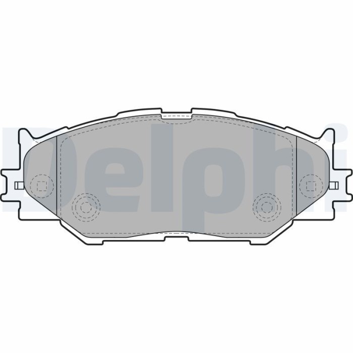 DELPHI LP1977 set placute frana,frana disc