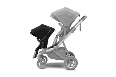 Accesoriu Thule Sleek Sibling Seat - Scaun suplimentar pentru Thule Sleek Grey Melange foto