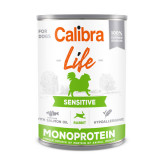 Calibra Life Mono Protein, Sensitive, Iepure, Conservă hrană umedă mono proteică fără cereale c&acirc;ini, (pate), 400g