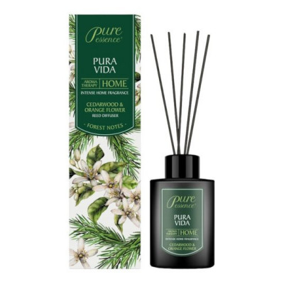 Difuzor cu betisoare parfumate Pure Essence, Revers, Pura Vida, lemn de cedru, flori de portocal 100ml foto