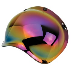Viziera oglinda iridium (curbubeu) (bubble visor) casca Custom Rider &ndash; Le Mans &ndash; Le Mans SV