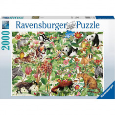 Puzzle harta lumii 2000 piese Ravensburger foto