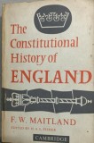 The constitutional history of England - F. W. Maitland