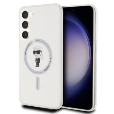 Karl Lagerfeld - IML MagSafe (KLHMS24MHFCKNOT) - Samsung Galaxy S24 Plus - Transparent Ikonik