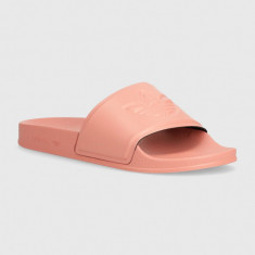 adidas Originals papuci ADILETTE TREFOIL barbati, culoarea roz, IF3680