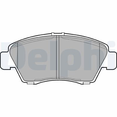 DELPHI LP809 set placute frana,frana disc foto