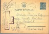 AX 193 CP VECHE-SOCIETATEA RADIO-DIFUZIUNE -CENZURATA BUCURESTI -CIRC.1942, Circulata, Printata