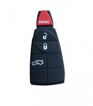 Butoane carcasa cheie Topautochei&amp;reg; pentru Jeep Grand Cherokee Chrysler 300 Town &amp;amp; Country Dodge Challenger, 4 butoane foto