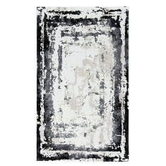 Covor modern Rose 897, negru, 200 x 300 cm