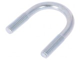 Bridă U Zincată 16mm DROMET - Fixare Țevi, Oțel