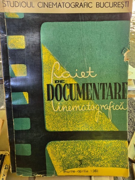 Caiet de documentae cinematografica - Nr. 6 / 1961