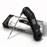 Cumpara ieftin Termometru Digital de Gatit Charmline, Instant 0.5s, Precizie &plusmn;0.3&deg;C, Display LED Rotativ 180&deg;, Negru
