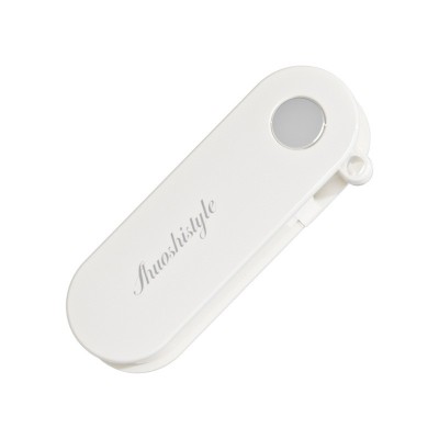 Peeler pentru legume si fructe, flippy, 3.6 x 9.1 cm, multifunctional, curatator pliabil, din abs si otel inoxidabil, alb foto