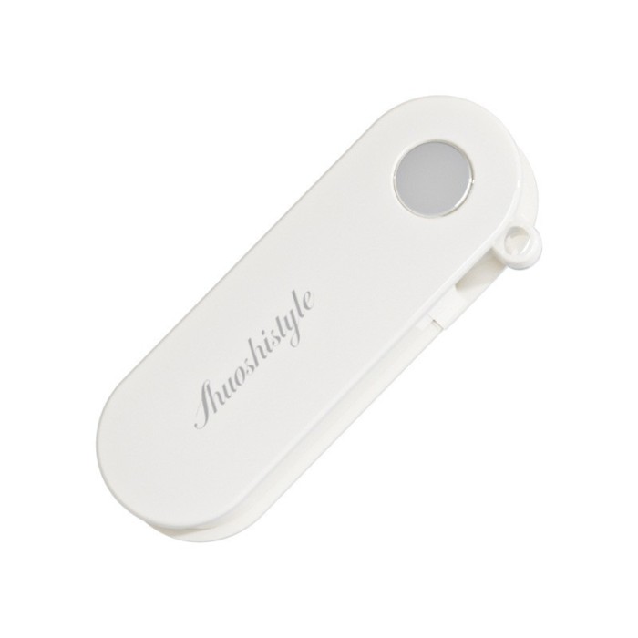 Peeler pentru legume si fructe, flippy, 3.6 x 9.1 cm, multifunctional, curatator pliabil, din abs si otel inoxidabil, alb