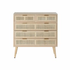 Comodă DKD Home Decor Natural Lemn de paulownia Lemn MDF Scandi 80 x 39,5 x 81 cm