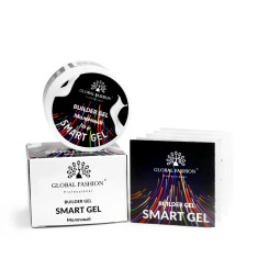 Gel Modelare Unghii Bifazic Smart Gel 15g, Alb laptos