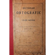 DICTIONAR ORTOGRAFIC AL LIMBII ROMANE