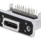 Soclu USB C 90? USB 3.1 IP67 Aurit 5A