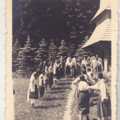 bnk foto Cununie religioasa la biserica de lemn Bran - august 1941