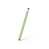 Stylus pen 2in1 universal, Android, iOS, aluminiu - Techsuit JC01,Verde