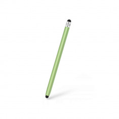 Stylus pen 2in1 universal, Android, iOS, aluminiu - Techsuit JC01,Verde