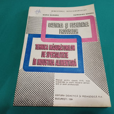 TEHNICA MĂSURĂTORILOR DE SPECIALITATE ÎN INDUSTRIA UȘOARĂ * 1994 *