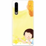 Husa silicon pentru Huawei P30, Child Autumn Paint Hd