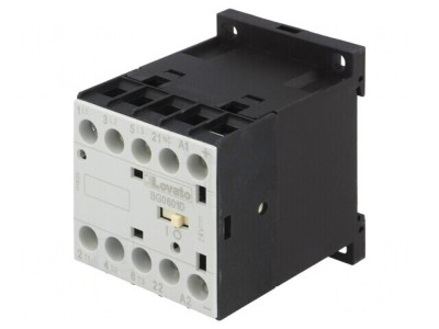 Contactor 3P NO + 3 Auxiliare NC 24VDC 6A foto