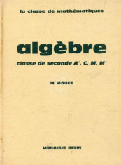 Algebre - clase de seconde (Sections A?, C, M) foto