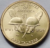 1 Dollar 2016 USA, Code Talkers, Sacagawea, unc, litera P/D, America de Nord