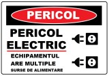 Placuta pentru echipamente cu mai multe surse de curent
