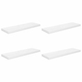Cumpara ieftin Rafturi de perete, 4 buc., alb extralucios, 80x23,5x3,8 cm, MDF