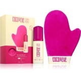 Coco &amp; Eve Sunny Honey Ultimate Glow Travel Kit spumă auto-bronzantă cu mănușă aplicatoare pachet pentru calatorie Medium 60 ml