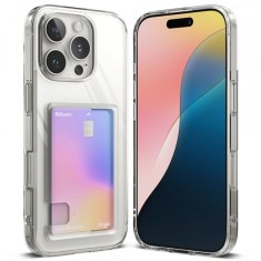 Husa pentru Apple iPhone 16 Pro Max, Ringke, Fusion Card, Transparenta foto