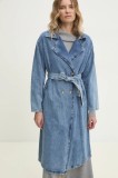 Answear Lab palton jeans femei, de tranzitie