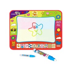 Autocolant cu acuarela cu litere ?i cifre mari, educativ - Autocolant cu acuarela pentru copii, inva?are, joaca, educa?ie foto
