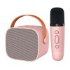 Boxa Portabila Bluetooth Maxlife MXKS-100 Karaoke, 6W, Roz - Sunet Puternic si Distractie Oriunde!