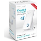 Range Extender Wireless N300, Wall Plug, TL-WA854RE, TP-Link