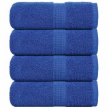 VidaXL Prosoape cu săpun 4 buc Albastru 30x30 cm 360 g/m&sup2; 100% bumbac