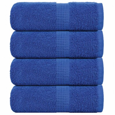 Gossi prosoape cu sapun 4 buc albastru 30x30 cm 360 g/m2 100% bumbac foto