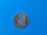 1 Peseta 1933 Spania -Moneda Argint emisa de banca Spaniei-Arg.800- 5,4 gr.-RAR