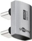 Adaptor USB-C3.1 mama - USB-C tata la 180 in forma de U Thunderbolt 3 /4 Goobay 74446