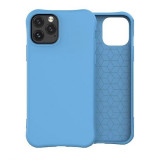 Husa Silicon Compatibila cu Apple iPhone 11 Pro - iberry Color Soft Albastru Deschis, Carcasa