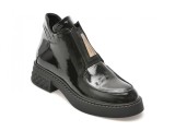 Ghete GRYXX negre, 3813060, din piele naturala lacuita