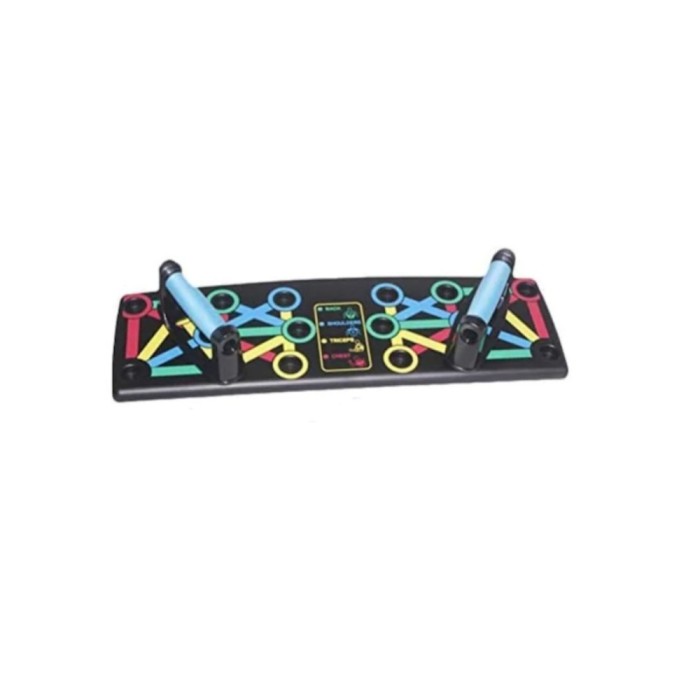 Placa pentru flotari FOXMAG24 multifunctionala, pe baza de culori, cu manere, pentru piept, umeri, spate si triceps