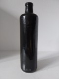 Sticla de ceramica gresie, glazurata negru, 0.7l, 27cm inaltime