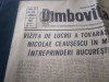 Ziarul Dambovita 30 Ianuarie 1971, Vizita Nicolae Ceausescu. Ziar Vechi Anul 1971