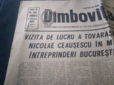 ZIARUL DAMBOVITA 30 IANUARIE 1971 VIZITA NICOLAE CEAUSESCU